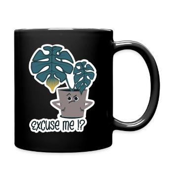 Plante - excusez-moi!? - Mug uni - noir - Droite