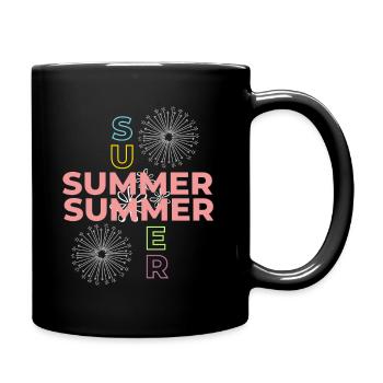 SUMMER SUMMER - Full Colour Mug - black - Right