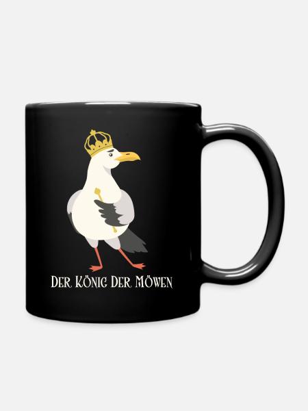 Der König Der Möwen - Tasse einfarbig - Schwarz