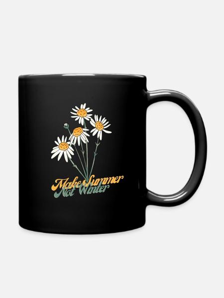 Faire de l’été pas de l’hiver - Mug uni - noir