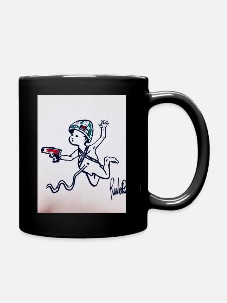 Das Kind - Tasse einfarbig - Schwarz