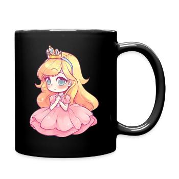 Feel Like Royalty in this Elegant Princess Design - Full Colour Mug - black - Right