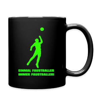 UNE FOIS JOUEUR DE FISTBALL, TOUJOURS JOUEUR DE FISTBALL 1 - Mug uni - noir - Droite