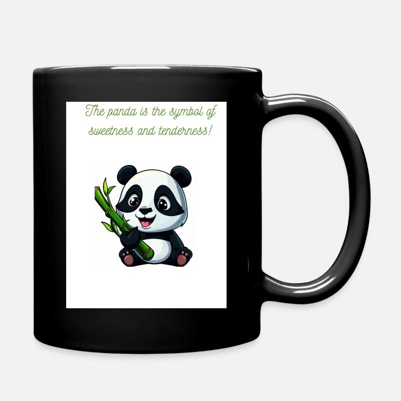 Peau de panda - Mug uni - noir