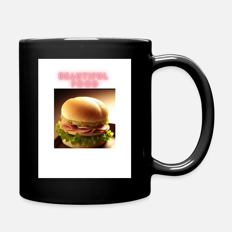 Beautiful food - Full Colour Mug - black