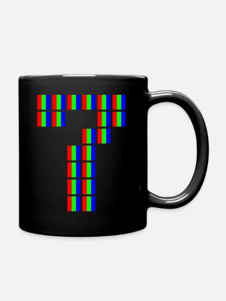 Pixel Art 7 - Mug uni - noir
