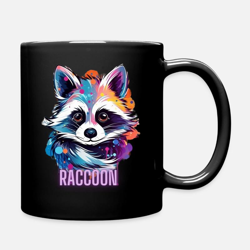 Raccoon. Ratons laveurs shirts - Mug uni - noir