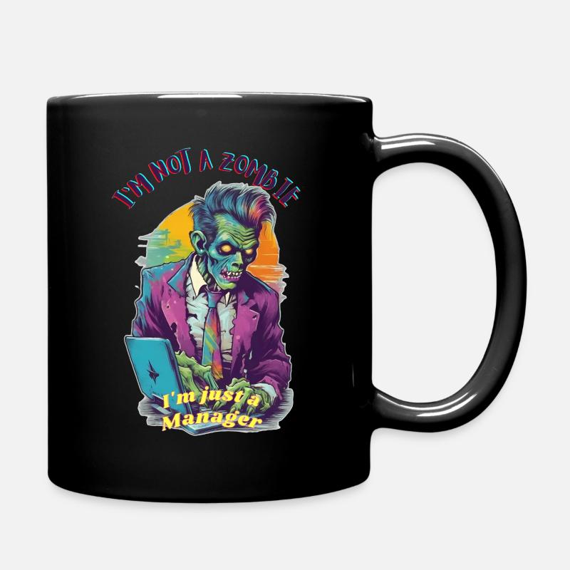 Gestionnaire de zombies - Mug uni - noir