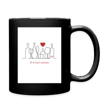 its 4 o clock somewhere - Tasse einfarbig - Schwarz - Rechts