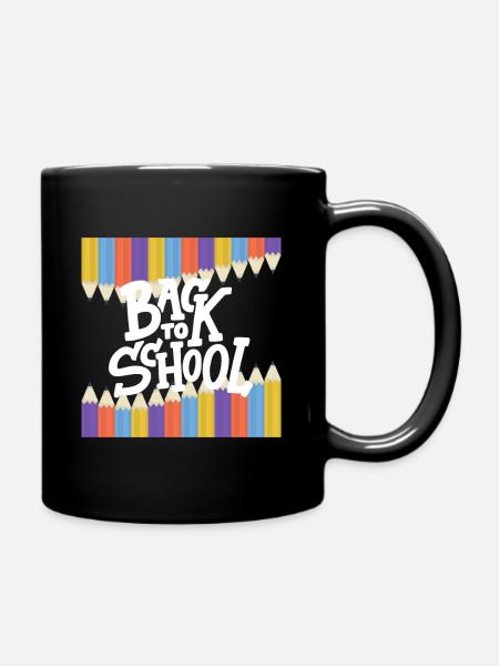 Back to school - Full Colour Mug - black