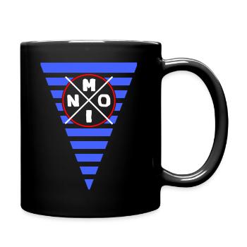 Anker Moin Hafen und Schiffe Meer - Tasse einfarbig - Schwarz - Rechts