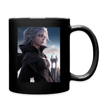 AI 3D Version 43 - Tasse einfarbig - Schwarz - Rechts