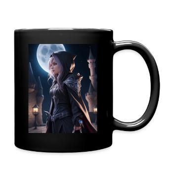 AI 3D Version 42 - Tasse einfarbig - Schwarz - Rechts
