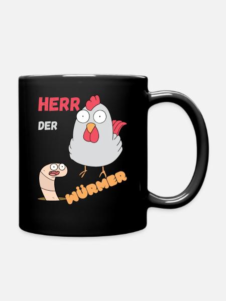 Seigneur des Worms - Mug uni - noir