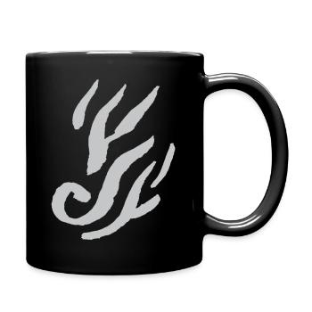 Flame Ornament - Full Colour Mug - black - Right