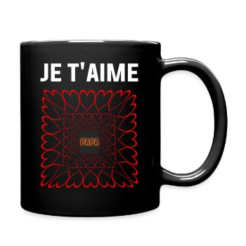 I love you, Dad - Full Colour Mug - black - Right