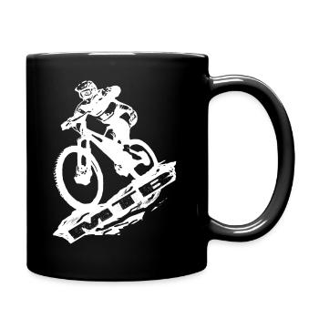 MTB Bike - Tasse einfarbig - Schwarz - Rechts