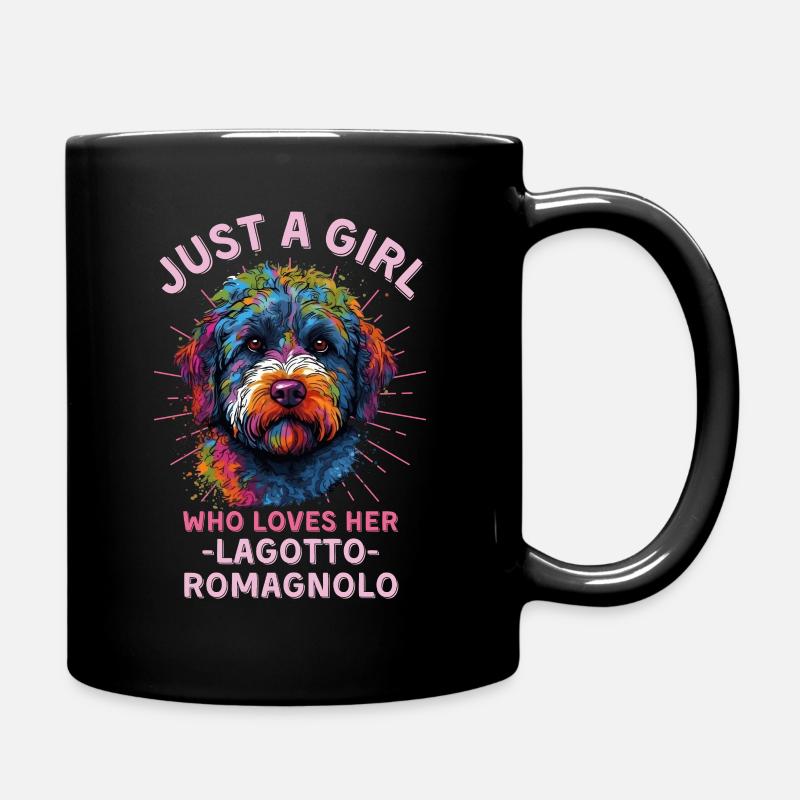 Lagotto Romagnolo Lovers - Full Colour Mug - black