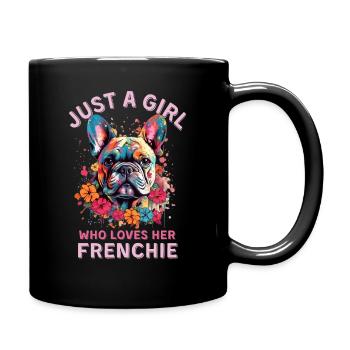 Amateurs de bouledogue français - Mug uni - noir - Droite