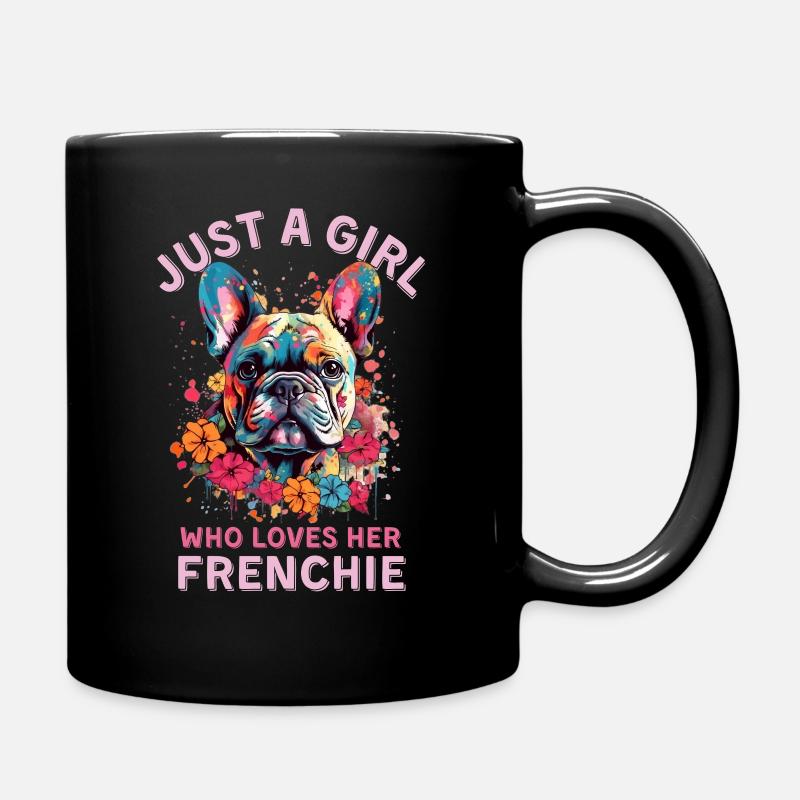 Amateurs de bouledogue français - Mug uni - noir