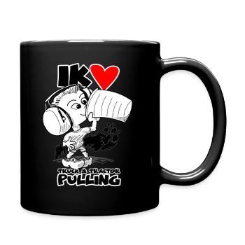 1220 TP Junge BW - Tasse einfarbig - Schwarz - Rechts