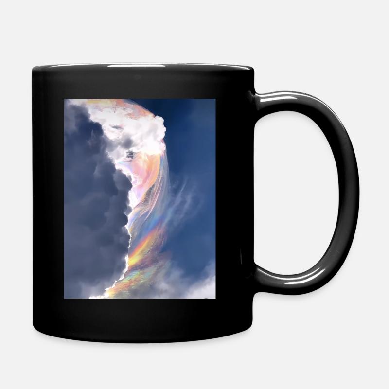 nuage iridescent - Mug uni - noir