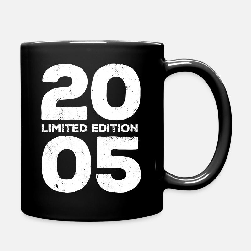 Limited Edition 2005 Geburtstag Geschenk - Tasse einfarbig - Schwarz