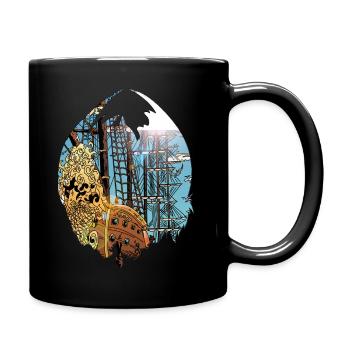 Ship Face Logo - Full Colour Mug - black - Right