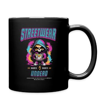 Streetwear Untote - Tasse einfarbig - Schwarz - Rechts