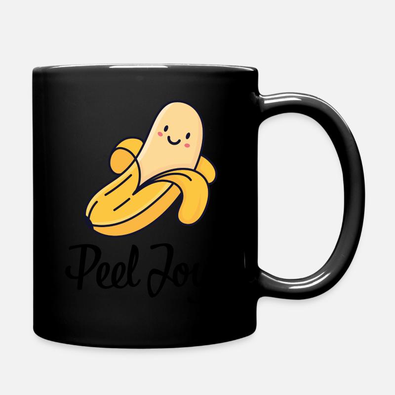 Peel Freude! - Tasse einfarbig - Schwarz