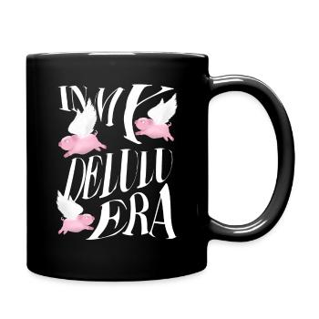 À l’époque de delulu - Mug uni - noir - Droite