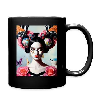 LADY F - Tasse einfarbig - Schwarz - Rechts