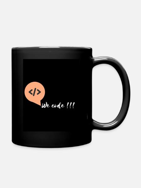 Nous codeons T-Shirt - Mug uni - noir