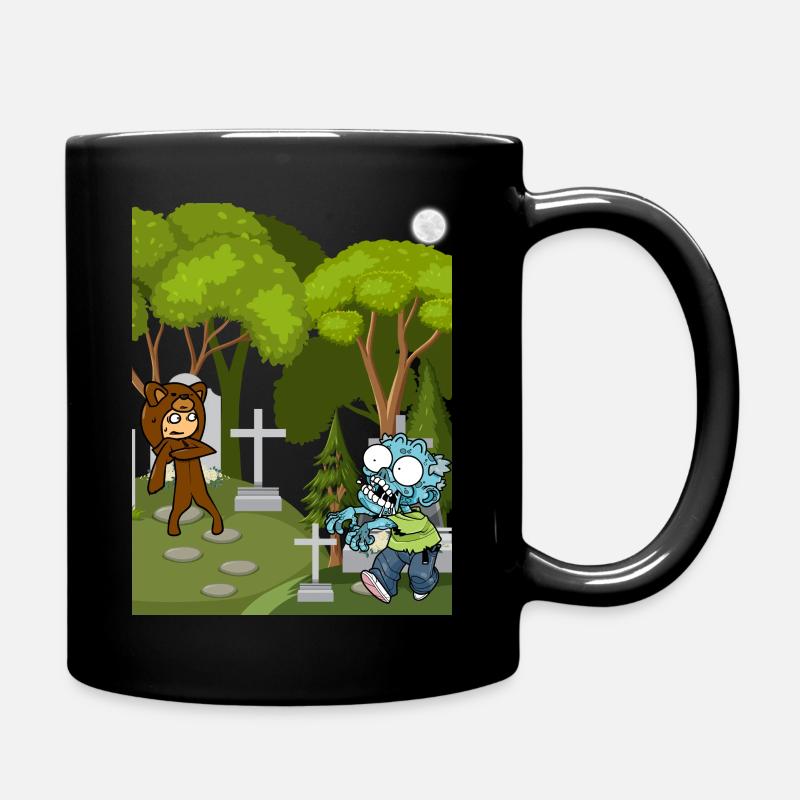 Cimetière des zombies - Mug uni - noir