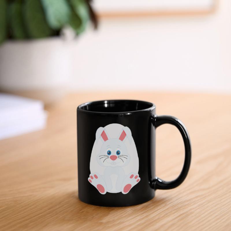Cute easter bunny and egg Full Colour Mug