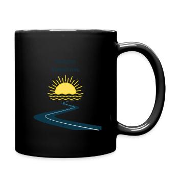 Der Weg tut Wahrheit kund - Tasse einfarbig - Schwarz - Rechts