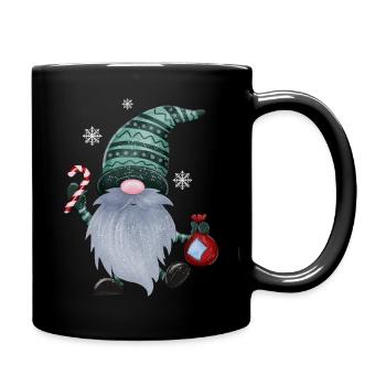 Wichtelzauber T-Shirt - Tasse einfarbig - Schwarz - Rechts