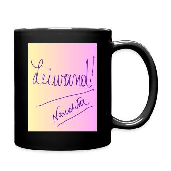 LEIWAND - Mug uni - noir - Droite