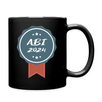 Abi 2024 Orden Ehrenzeichen - Tasse einfarbig - Schwarz - Rechts