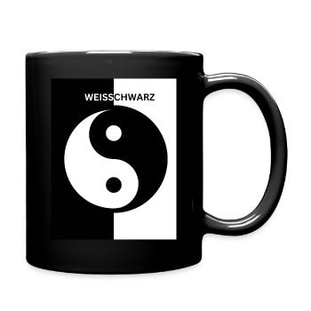 WEISSCHWARZ - Tasse einfarbig - Schwarz - Rechts