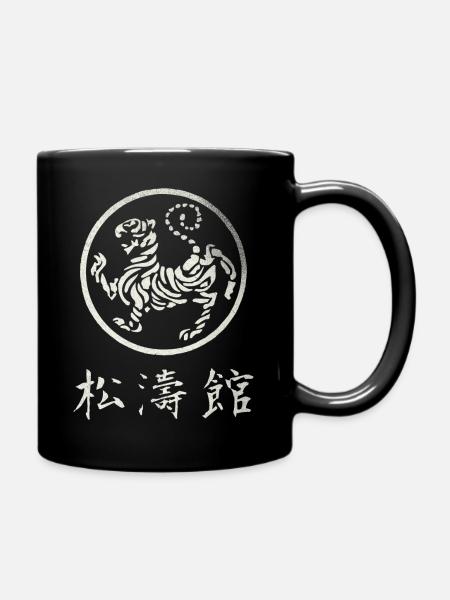 Shotokan Tiger Karate Stil - Tasse einfarbig - Schwarz