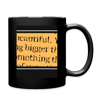 BEAUTIFUL - Tasse einfarbig - Schwarz - Rechts