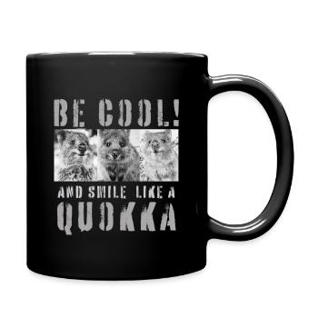 Soyez cool et souriez comme un Quokka (2) - Mug uni - noir - Droite