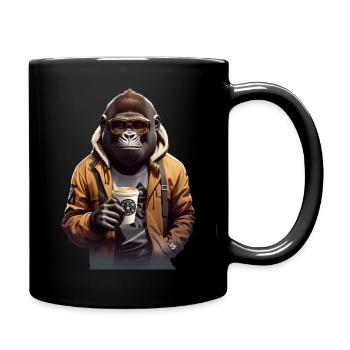 A café pal mono - Full Colour Mug - black - Right