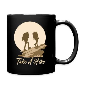 Take A Hike - Full Colour Mug - black - Right