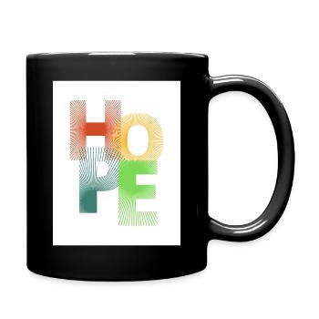 Hope - Full Colour Mug - black - Right