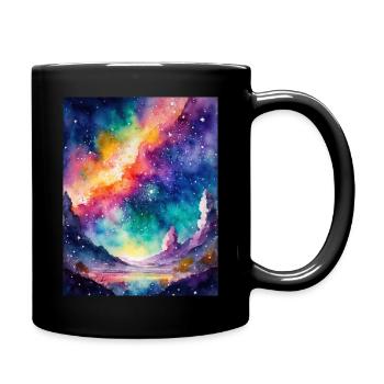 Voie Lactée - Mug uni - noir - Droite