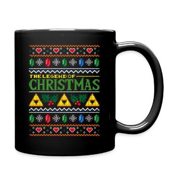 Ugly Christmas Sweater (Legendary Christmas) - Full Colour Mug - black - Right
