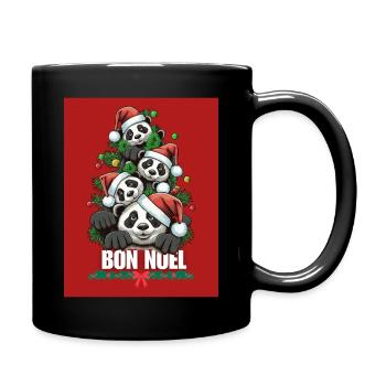 bon noel - Mug uni - noir - Droite