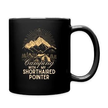 Deutsch Kurzhaar Camping - Tasse einfarbig - Schwarz - Rechts